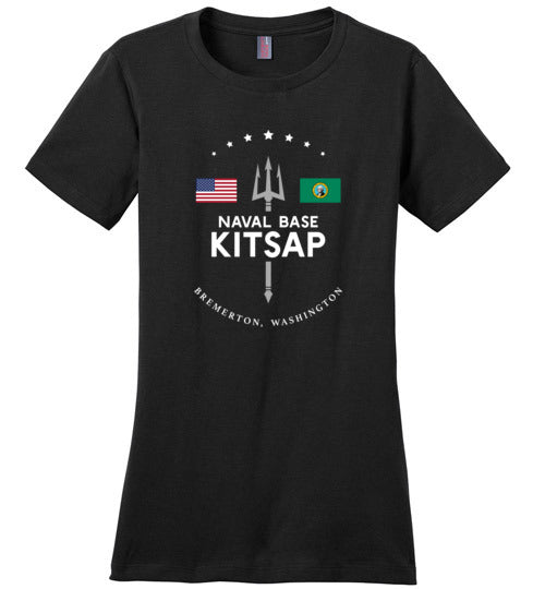 Naval Base Kitsap - Women's Crewneck T-Shirt-Wandering I Store