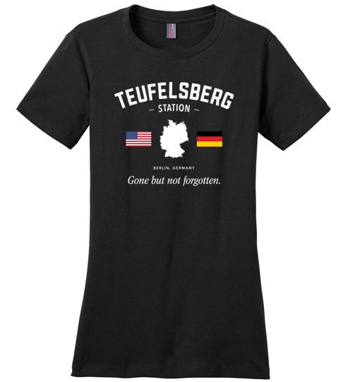 Load image into Gallery viewer, Teufelsberg Station &quot;GBNF&quot; - Women&#39;s Crewneck T-Shirt-Wandering I Store
