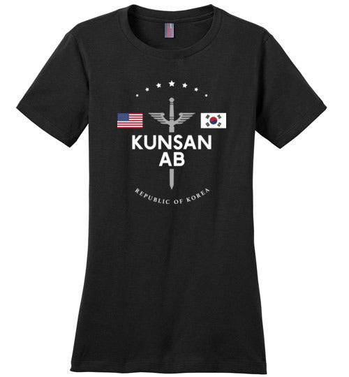 Kunsan AB - Women's Crewneck T-Shirt-Wandering I Store