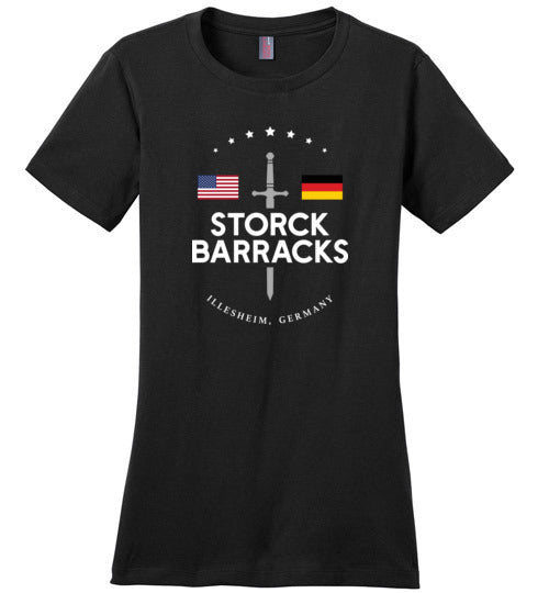 Storck Barracks - Women's Crewneck T-Shirt-Wandering I Store