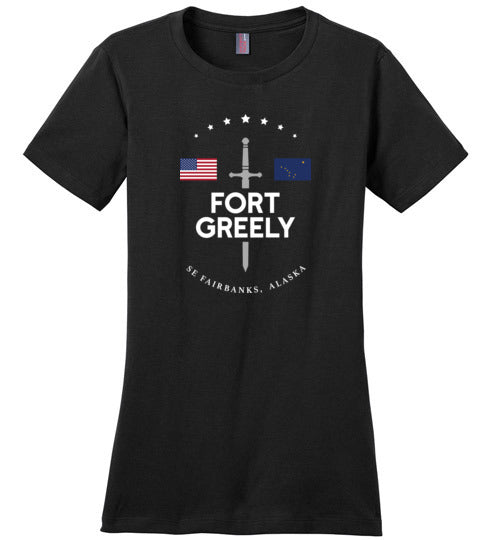 Fort Greely - Women's Crewneck T-Shirt-Wandering I Store