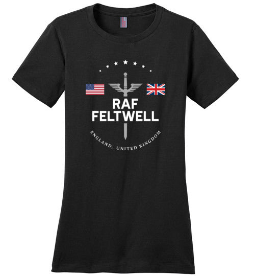 RAF Feltwell - Women's Crewneck T-Shirt-Wandering I Store