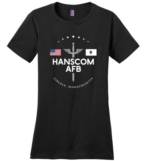 Hanscom AFB - Women's Crewneck T-Shirt-Wandering I Store