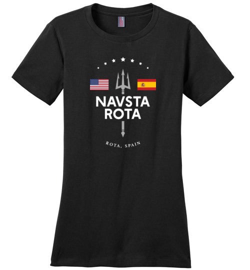 NAVSTA Rota - Women's Crewneck T-Shirt-Wandering I Store