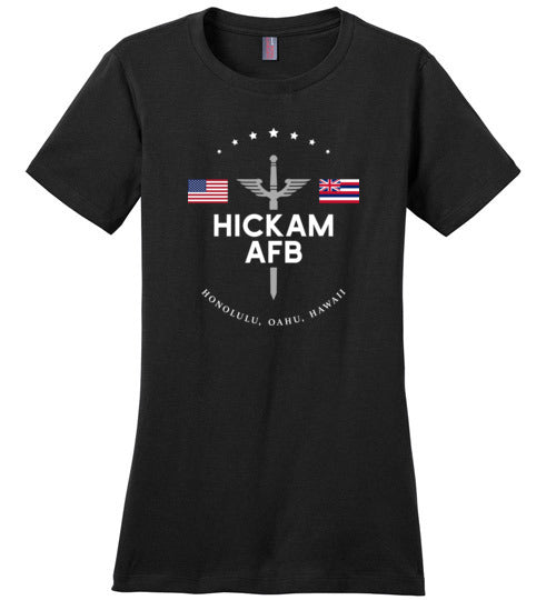 Load image into Gallery viewer, Hickam AFB - Women&#39;s Crewneck T-Shirt-Wandering I Store

