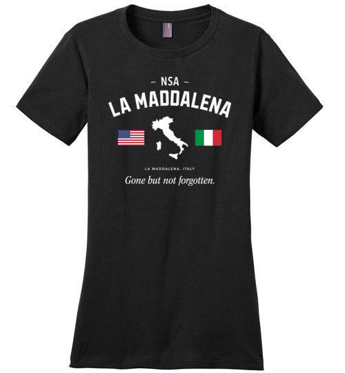 NSA La Maddalena "GBNF" - Women's Crewneck T-Shirt-Wandering I Store
