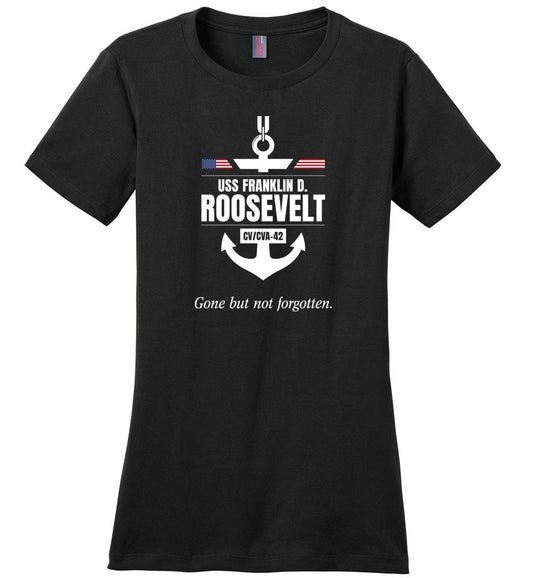 USS Franklin D. Roosevelt CV/CVA-42 "GBNF" - Women's Crewneck T-Shirt