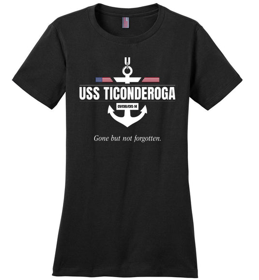 USS Ticonderoga CV/CVA/CVS-14 "GBNF" - Women's Crewneck T-Shirt