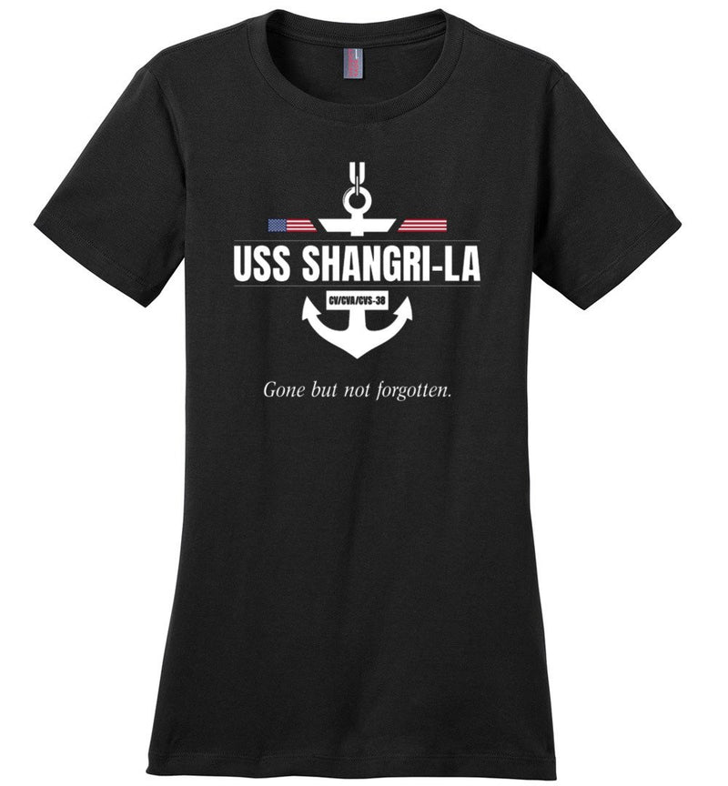 Load image into Gallery viewer, USS Shangri-La CV/CVA/CVS-38 &quot;GBNF&quot; - Women&#39;s Crewneck T-Shirt
