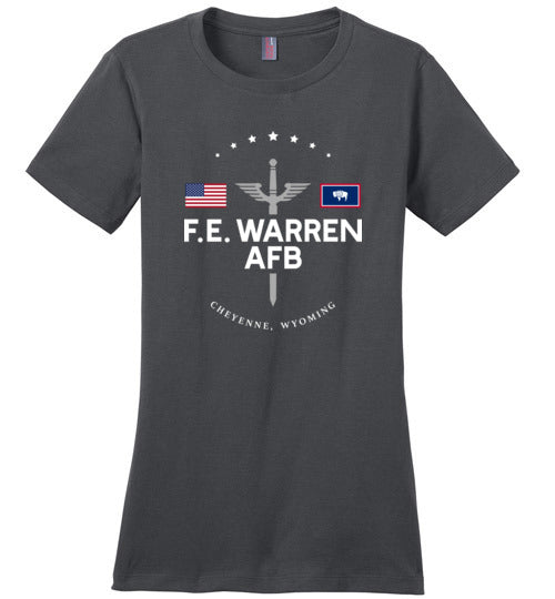 Load image into Gallery viewer, F. E. Warren AFB - Women&#39;s Crewneck T-Shirt-Wandering I Store
