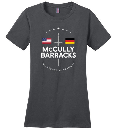 Load image into Gallery viewer, McCully Barracks - Women&#39;s Crewneck T-Shirt-Wandering I Store
