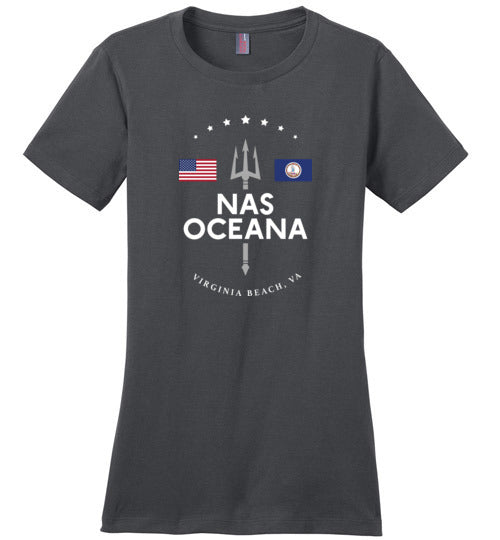 NAS Oceana - Women's Crewneck T-Shirt-Wandering I Store