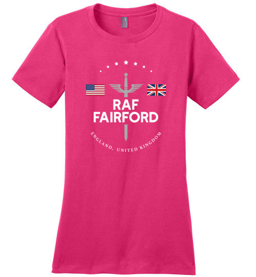 Load image into Gallery viewer, RAF Fairford - Women&#39;s Crewneck T-Shirt-Wandering I Store
