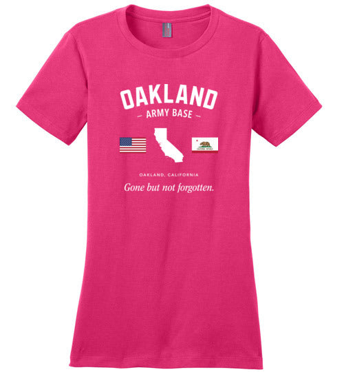 Load image into Gallery viewer, Oakland Army Base &quot;GBNF&quot; - Women&#39;s Crewneck T-Shirt-Wandering I Store
