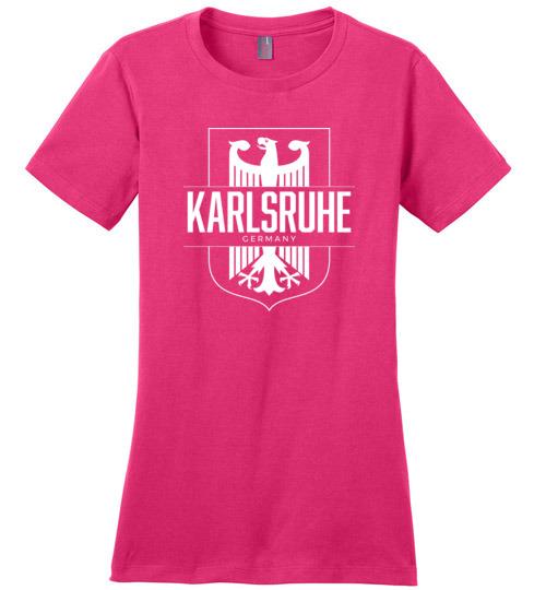 Load image into Gallery viewer, Karlsruhe, Germany - Women&#39;s Crewneck T-Shirt
