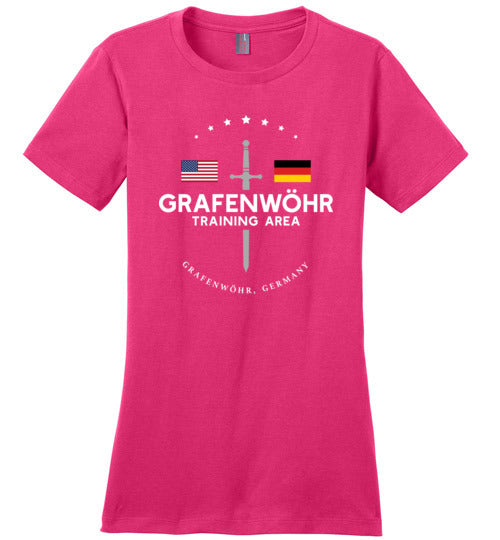 Load image into Gallery viewer, Grafenwohr Training Area - Women&#39;s Crewneck T-Shirt-Wandering I Store
