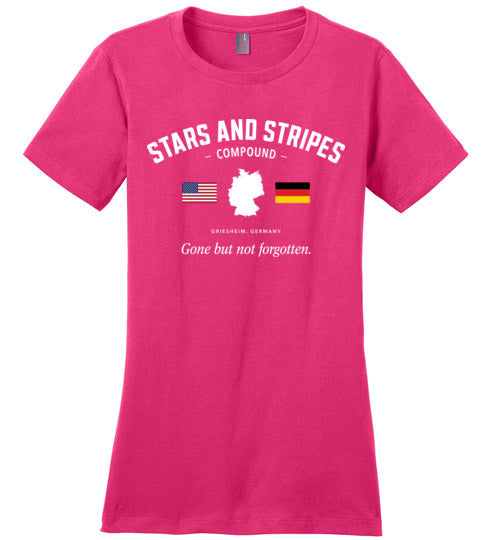Stars and Stripes Compound "GBNF" - Women's Crewneck T-Shirt-Wandering I Store