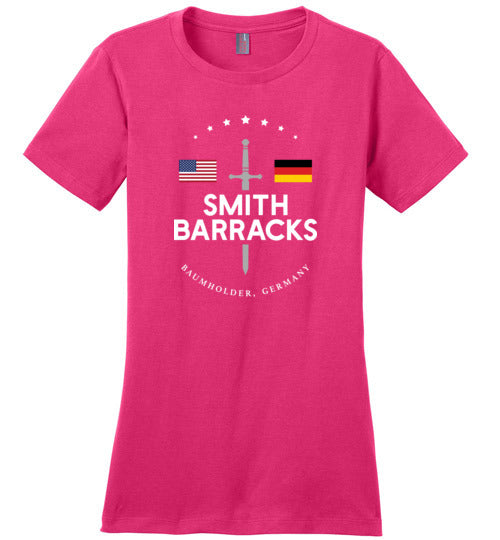 Smith Barracks (Baumholder) - Women's Crewneck T-Shirt-Wandering I Store