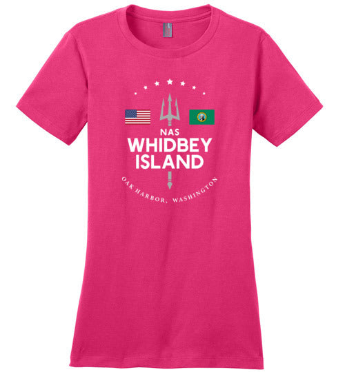 NAS Whidbey Island - Women's Crewneck T-Shirt-Wandering I Store