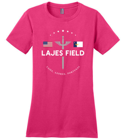 Load image into Gallery viewer, Lajes Field - Women&#39;s Crewneck T-Shirt-Wandering I Store

