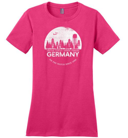 Load image into Gallery viewer, U.S. Armed Forces Germany &quot;On The Watch Since 1945&quot; - Women&#39;s Crewneck T-Shirt
