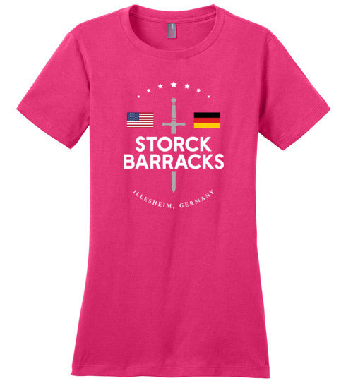 Storck Barracks - Women's Crewneck T-Shirt-Wandering I Store