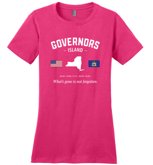 Governor's Island - Women's Crewneck T-Shirt-Wandering I Store