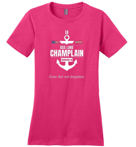 USS Lake Champlain CV/CVA/CVS-39 "GBNF" - Women's Crewneck T-Shirt