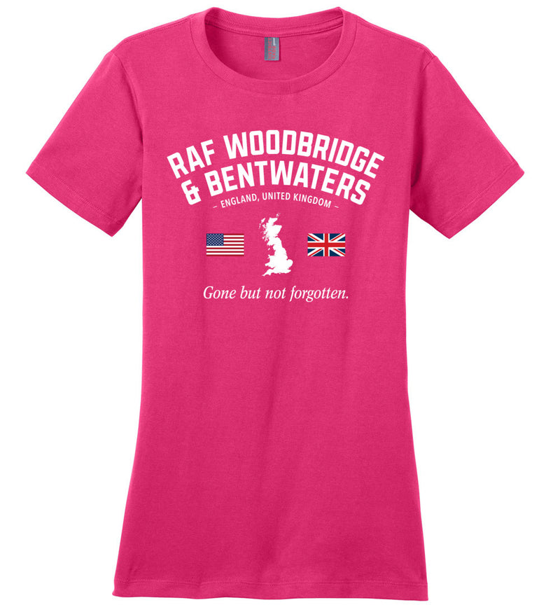 Load image into Gallery viewer, RAF Woodbridge &amp; Bentwaters &quot;GBNF&quot; - Women&#39;s Crewneck T-Shirt
