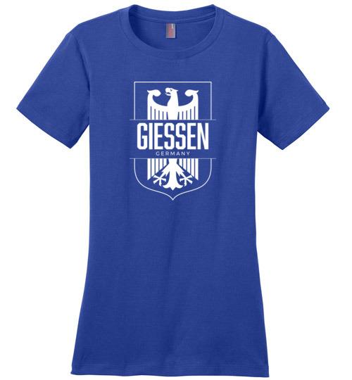Load image into Gallery viewer, Giessen, Germany - Women&#39;s Crewneck T-Shirt
