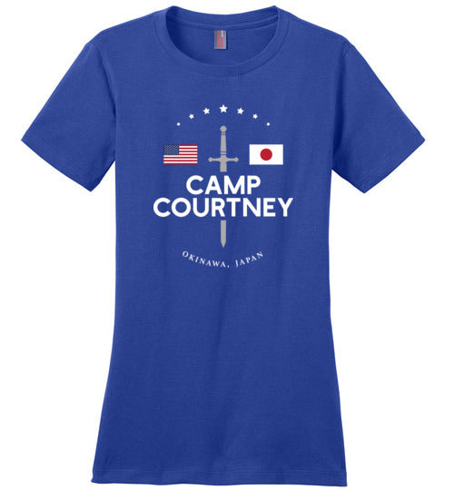 Load image into Gallery viewer, Camp Courtney - Women&#39;s Crewneck T-Shirt-Wandering I Store
