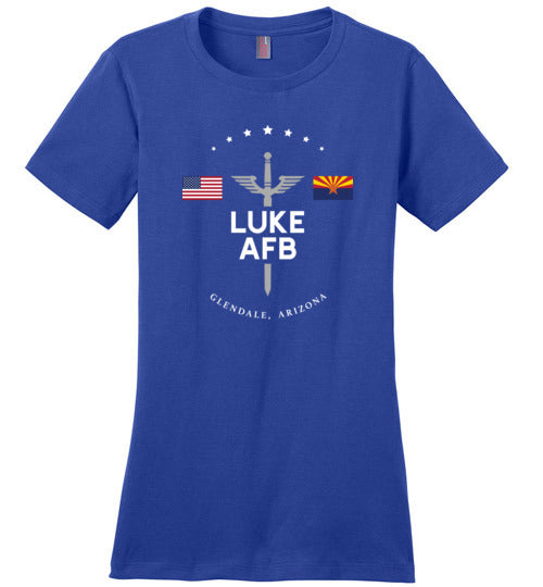 Load image into Gallery viewer, Luke AFB - Women&#39;s Crewneck T-Shirt-Wandering I Store
