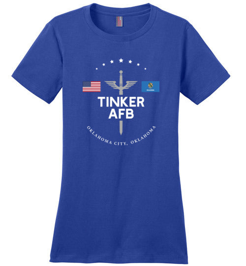 Tinker AFB - Women's Crewneck T-Shirt-Wandering I Store