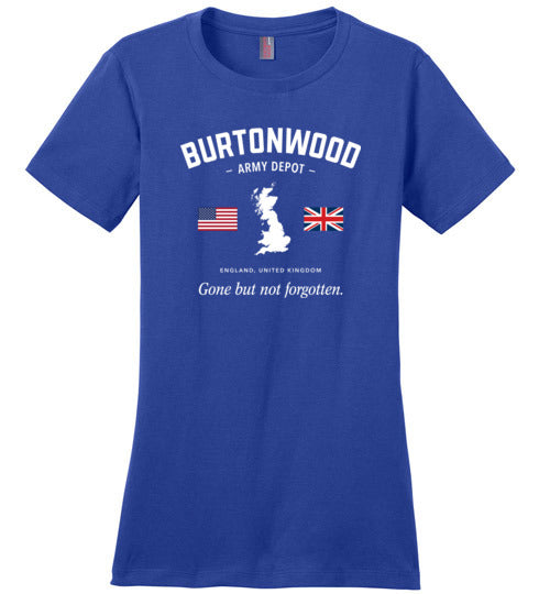 Load image into Gallery viewer, Burtonwood Army Depot &quot;GBNF&quot; - Women&#39;s Crewneck T-Shirt-Wandering I Store
