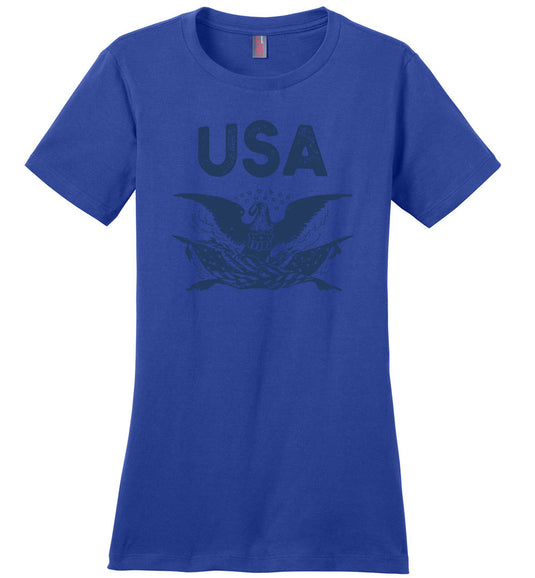 USA Eagle - Women's Crewneck T-Shirt