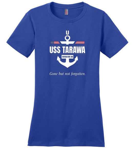 USS Tarawa CV/CVA/CVS-40 "GBNF" - Women's Crewneck T-Shirt