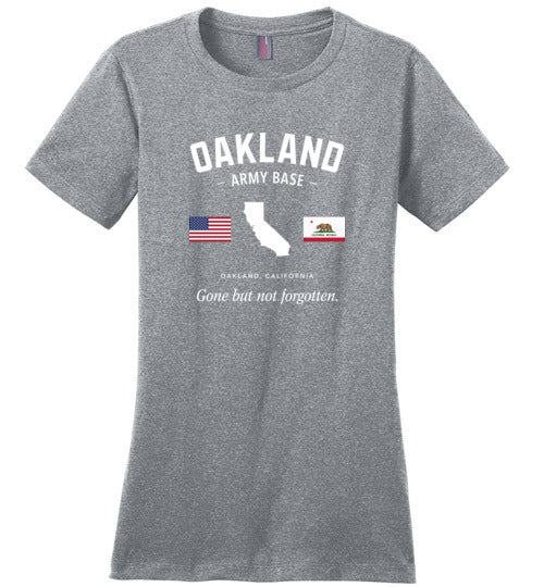 Oakland Army Base "GBNF" - Women's Crewneck T-Shirt-Wandering I Store
