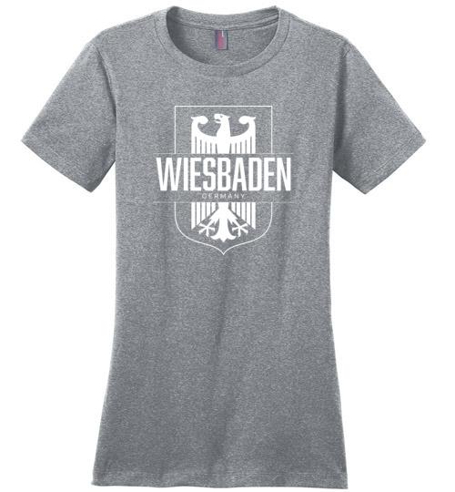 Load image into Gallery viewer, Wiesbaden, Germany - Women&#39;s Crewneck T-Shirt
