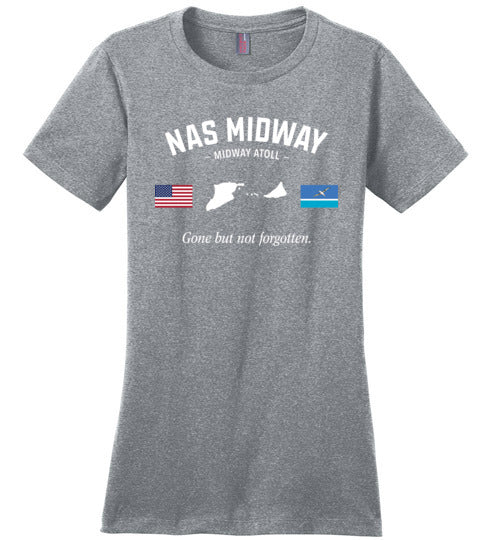 Load image into Gallery viewer, NAS Midway &quot;GBNF&quot; - Women&#39;s Crewneck T-Shirt-Wandering I Store
