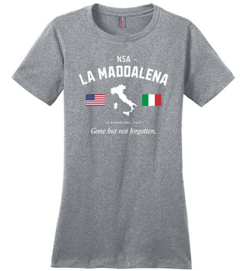 NSA La Maddalena "GBNF" - Women's Crewneck T-Shirt-Wandering I Store
