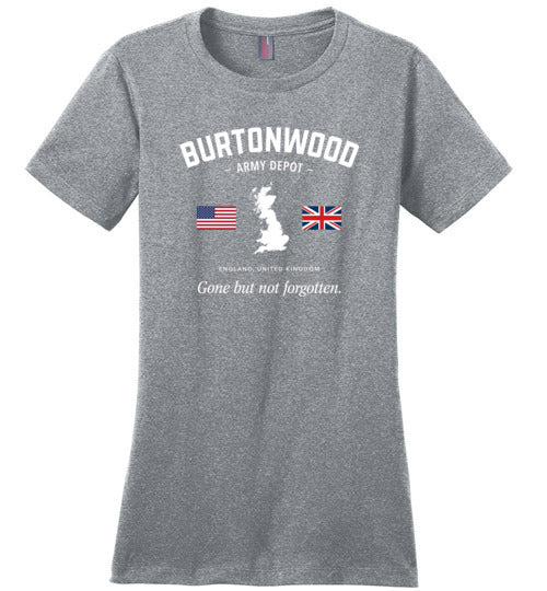 Burtonwood Army Depot "GBNF" - Women's Crewneck T-Shirt-Wandering I Store