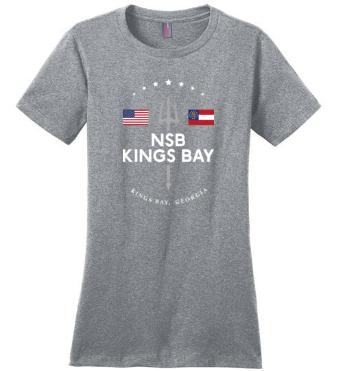 NSB King's Bay - Women's Crewneck T-Shirt-Wandering I Store
