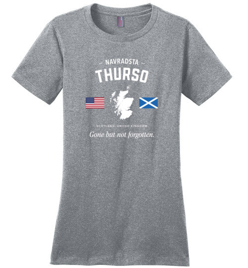 Load image into Gallery viewer, NAVRADSTA Thurso &quot;GBNF&quot; - Women&#39;s Crewneck T-Shirt-Wandering I Store
