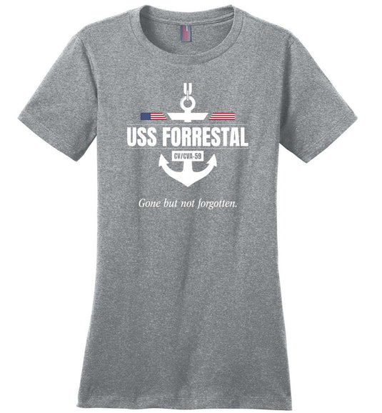 USS Forrestal CV/CVA-59 "GBNF" - Women's Crewneck T-Shirt