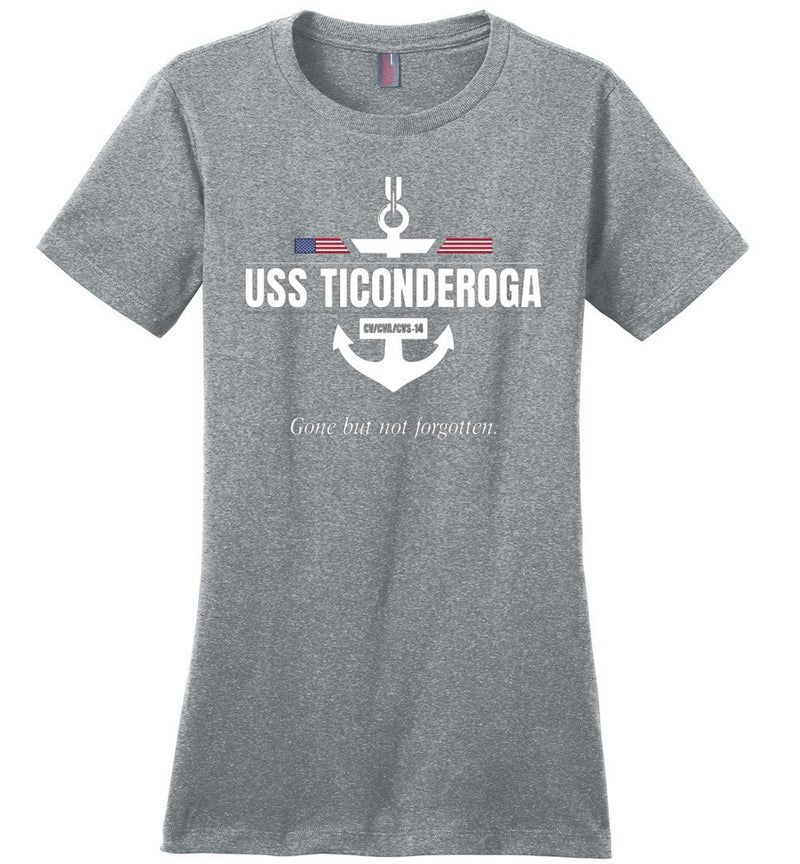 Load image into Gallery viewer, USS Ticonderoga CV/CVA/CVS-14 &quot;GBNF&quot; - Women&#39;s Crewneck T-Shirt

