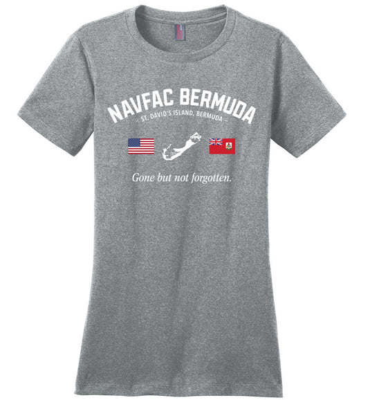 NAVFAC Bermuda "GBNF" - Women's Crewneck T-Shirt