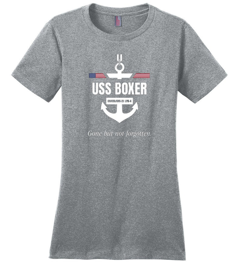 Load image into Gallery viewer, USS Boxer CV/CVA/CVS-21 LPH-4 &quot;GBNF&quot; - Women&#39;s Crewneck T-Shirt
