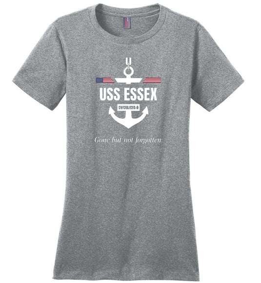 USS Essex CV/CVA/CVS-9 "GBNF" - Women's Crewneck T-Shirt