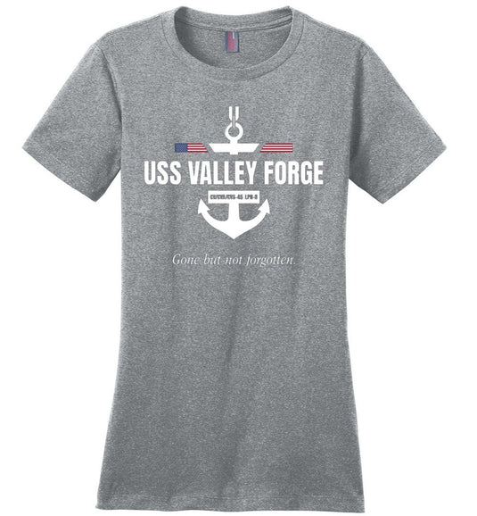 USS Valley Forge CV/CVA/CVS-45 LPH-8 "GBNF" - Women's Crewneck T-Shirt