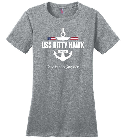 USS Kitty Hawk CV/CVA-63 "GBNF" - Women's Crewneck T-Shirt